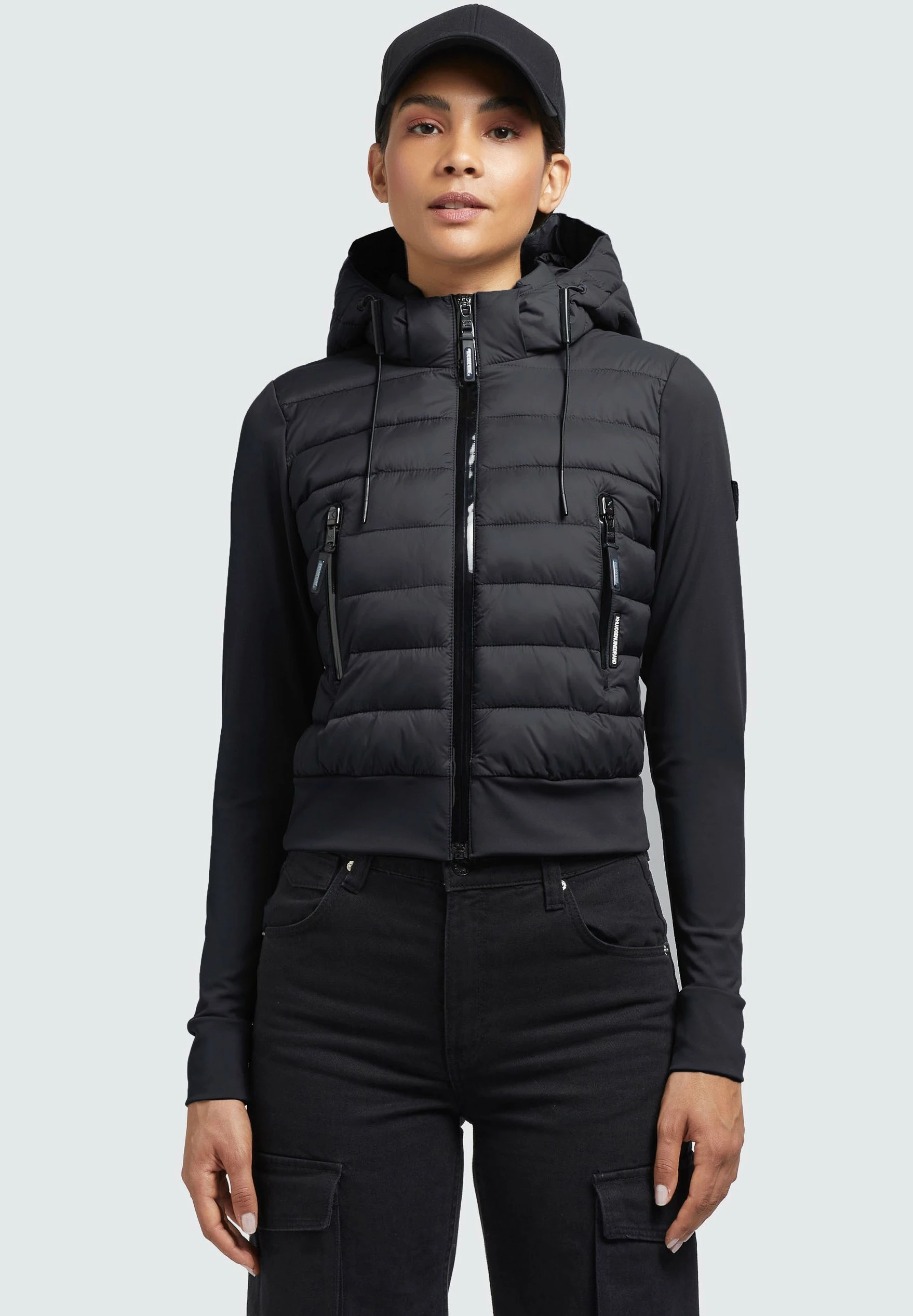 Khujo DALIS MATT - Kurtka Przejściowa - Schwarz 1 Khujo DALIS MATT - Kurtka Przejściowa - Schwarz