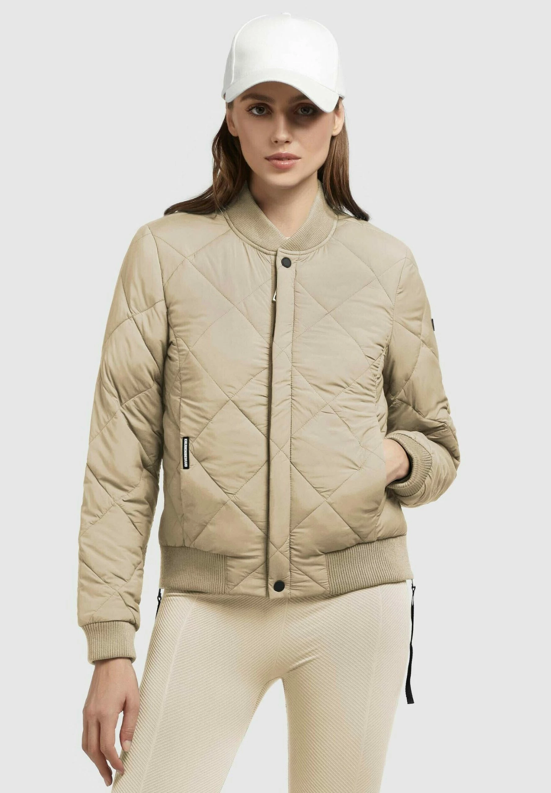 Khujo LEONA - Kurtka Bomber - Beige 1 Khujo LEONA - Kurtka Bomber - Beige