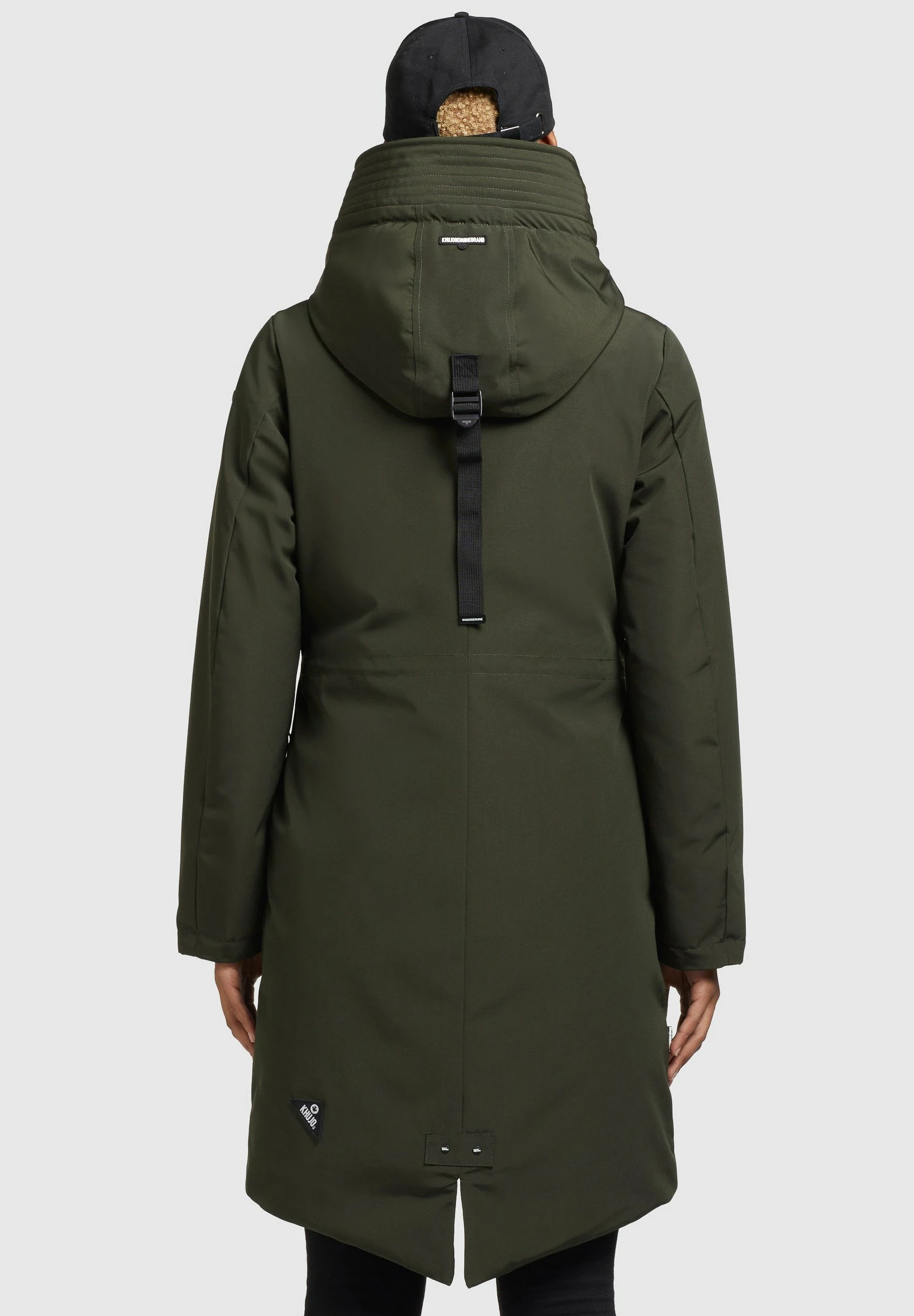 Khujo CHARLYN - Płaszcz Zimowy - Dunkelgrün 3 Khujo CHARLYN - Płaszcz Zimowy - Dunkelgrün - obrazek 3