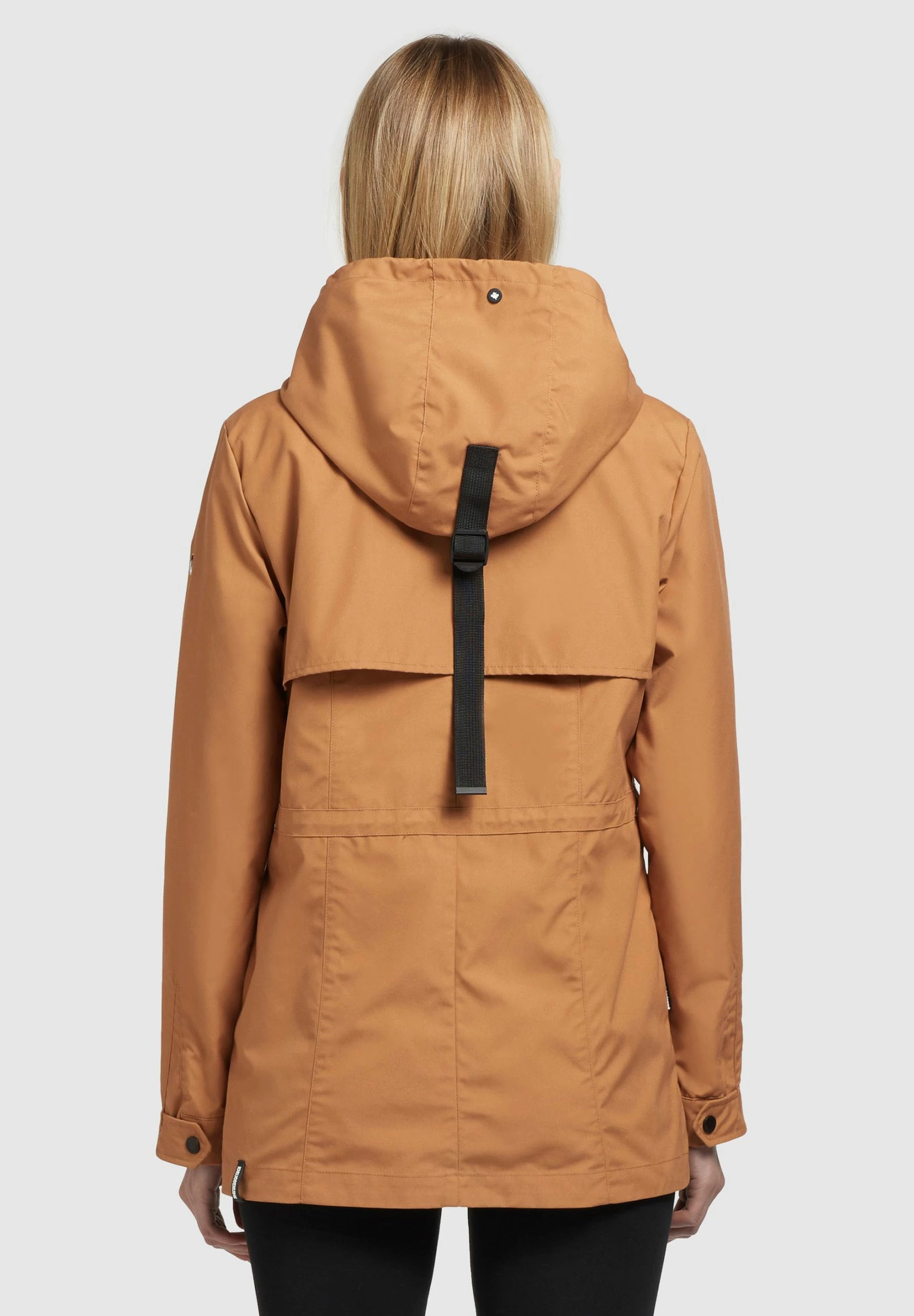 Khujo FELINA - Kurtka Przeciwdeszczowa - Toffee 3 Khujo FELINA - Kurtka Przeciwdeszczowa - Toffee - obrazek 3