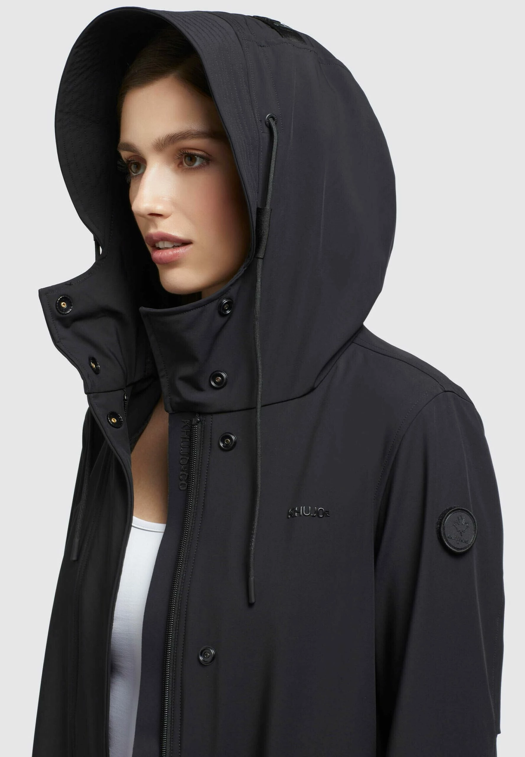 Khujo JONNA - Parka - Schwarz 6 Khujo JONNA - Parka - Schwarz - obrazek 6