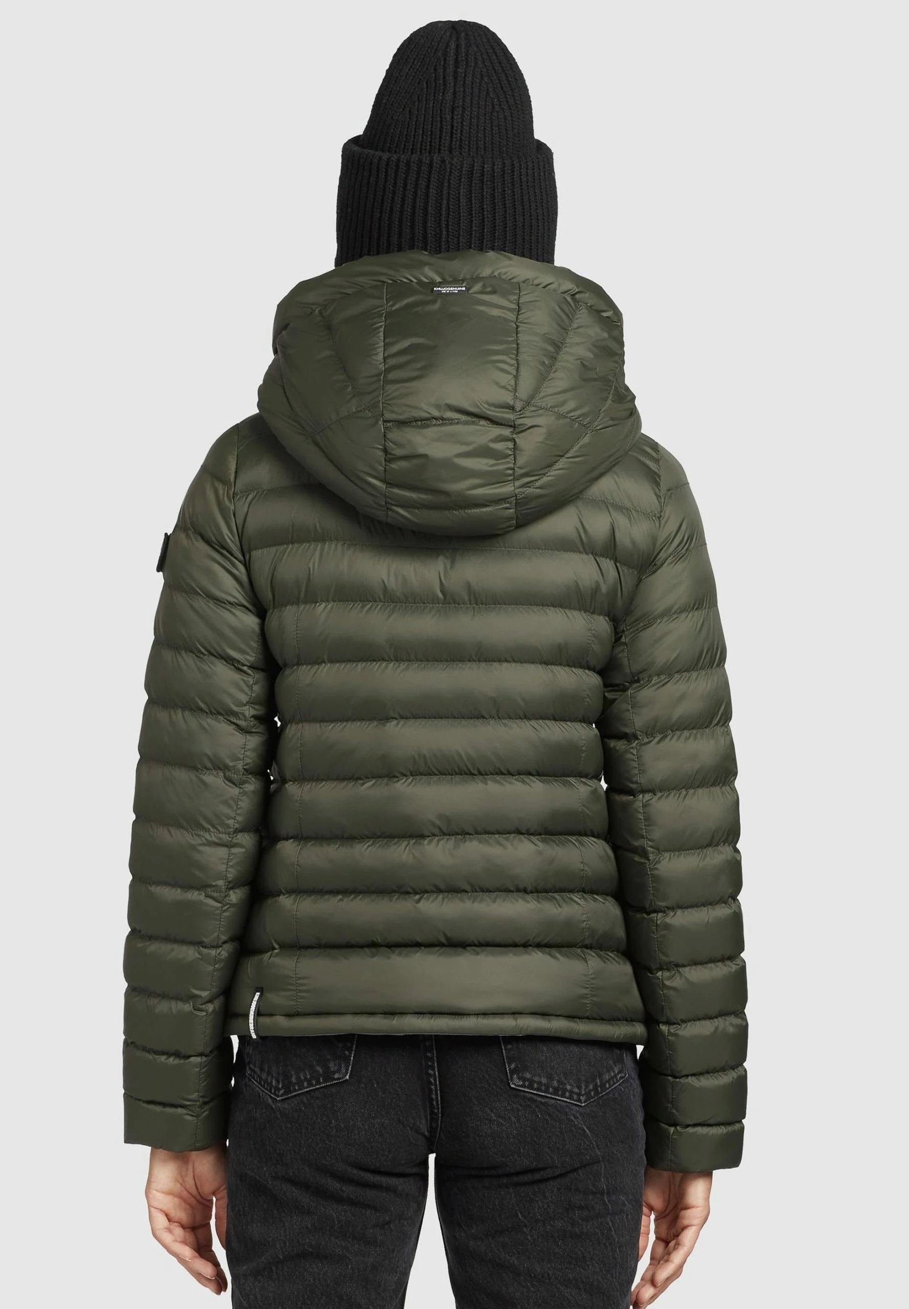 Khujo LOVINA2 SHINE - Kurtka Zimowa - Dunkeloliv 3 Khujo LOVINA2 SHINE - Kurtka Zimowa - Dunkeloliv - obrazek 3