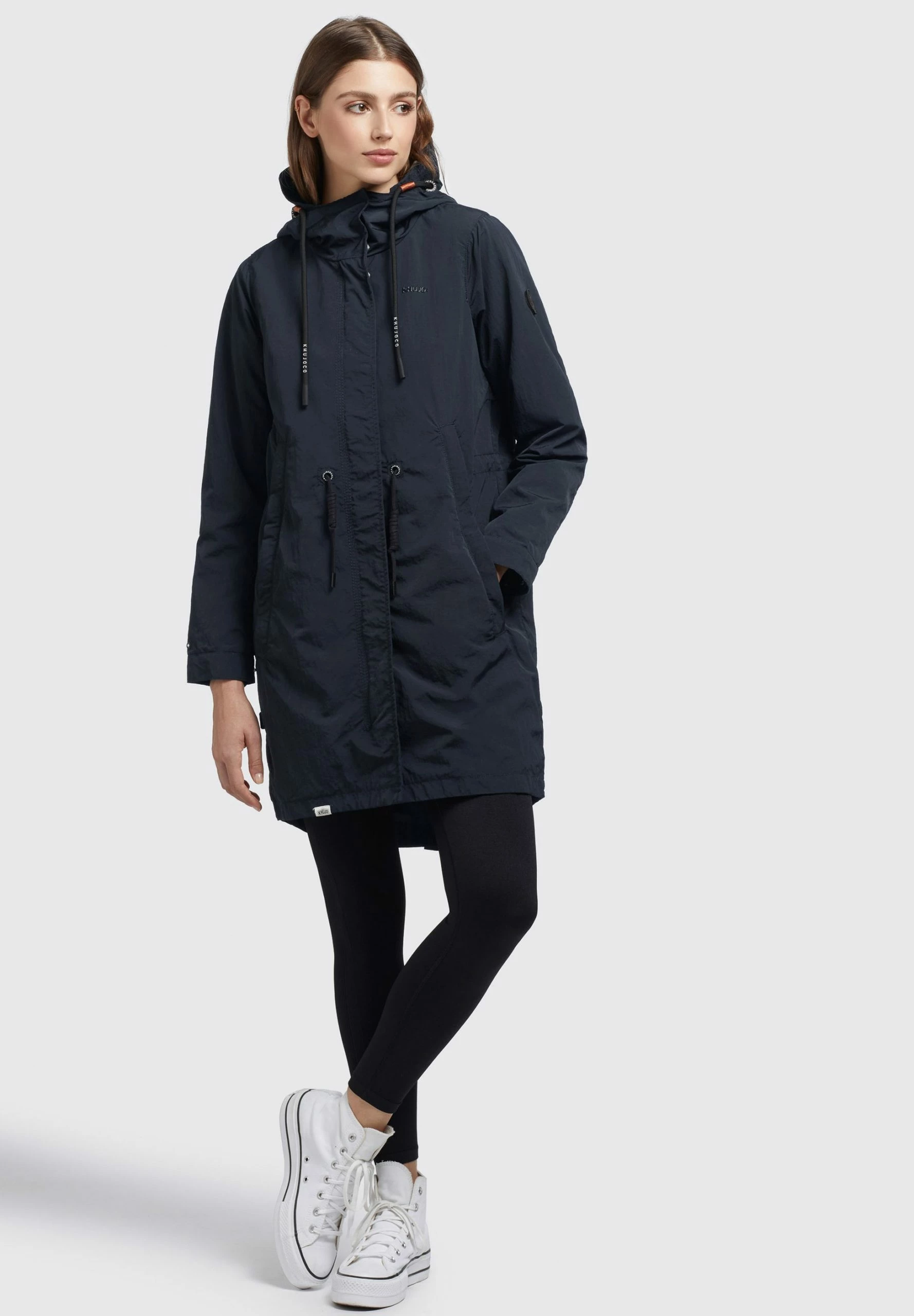 Khujo ADDA - Krótki Płaszcz - Dunkelgrau 7 Khujo ADDA - Krótki Płaszcz - Dunkelgrau - obrazek 7