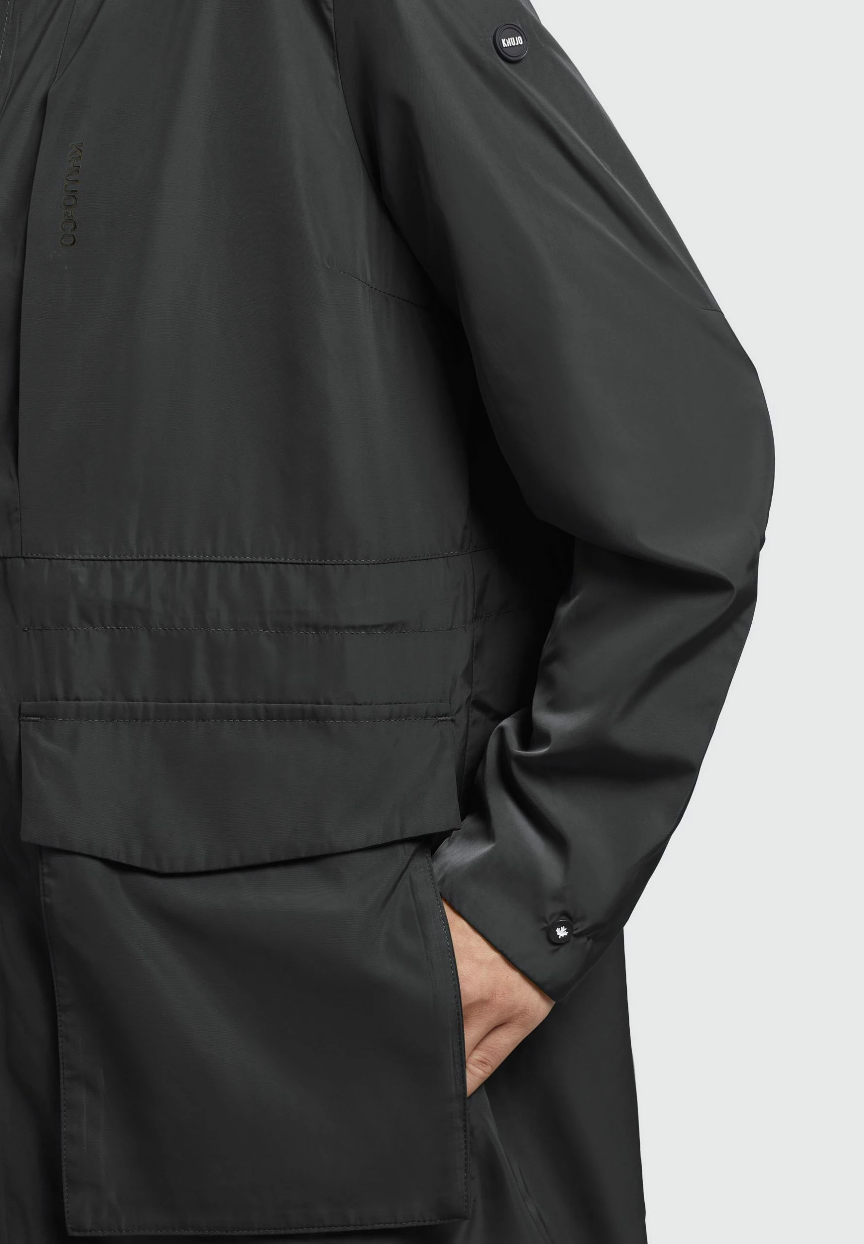 Khujo Mantel GING - Krótki Płaszcz - Schwarz 5 Khujo Mantel GING - Krótki Płaszcz - Schwarz - obrazek 5