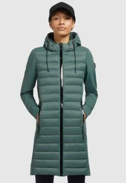 Khujo RUTH MATT - Płaszcz Zimowy - Kupfergrün