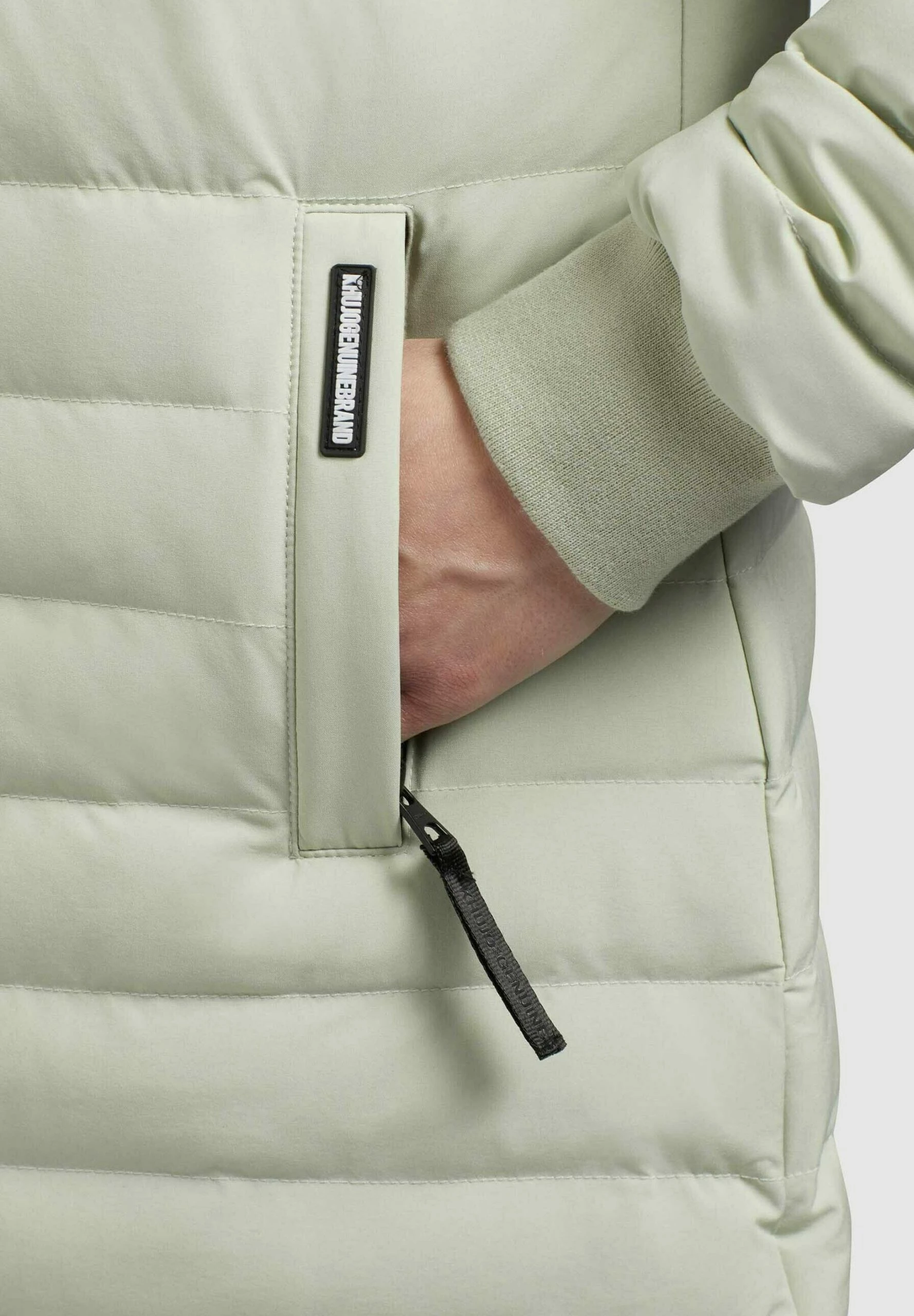 Khujo GRETA MATT - Płaszcz Zimowy - Blassgrün 6 Khujo GRETA MATT - Płaszcz Zimowy - Blassgrün - obrazek 6